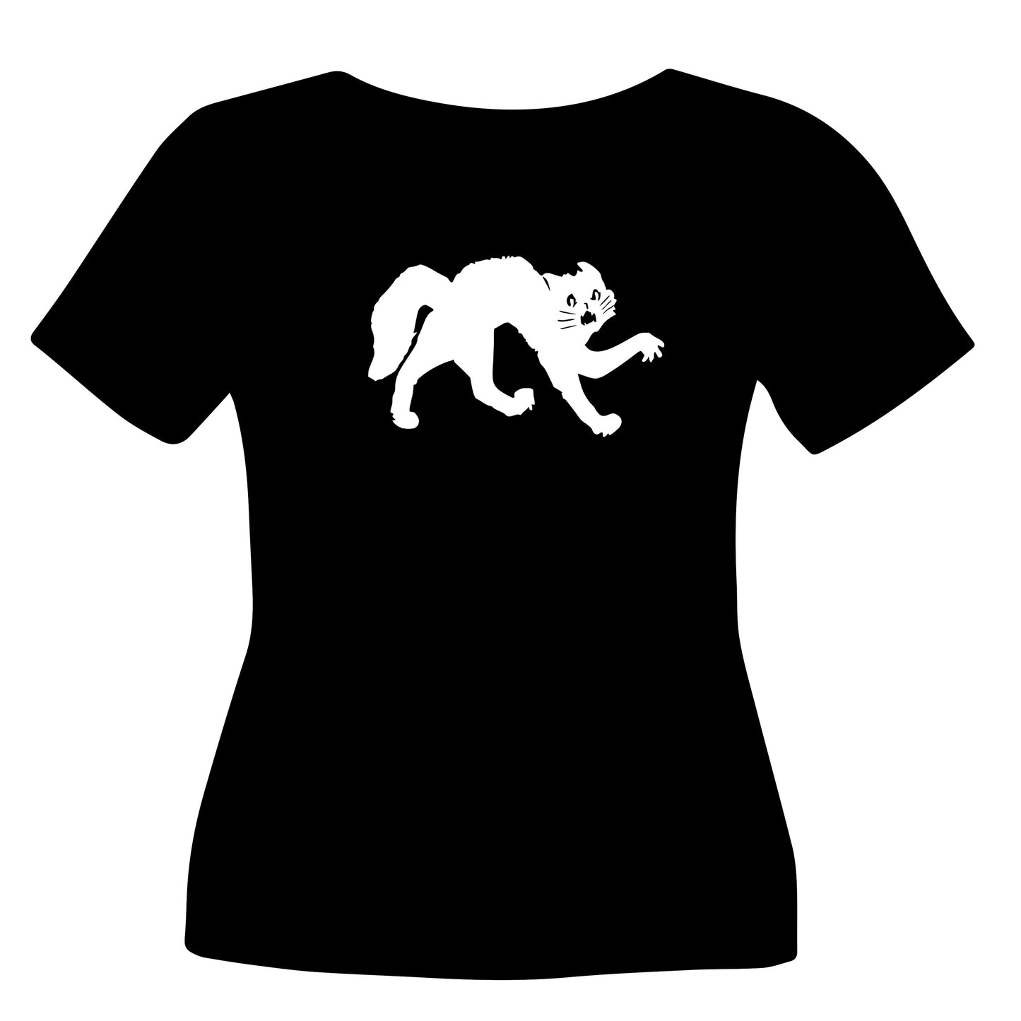 "Scaredy Cat" Graphic Tee Shirt (Halloween)