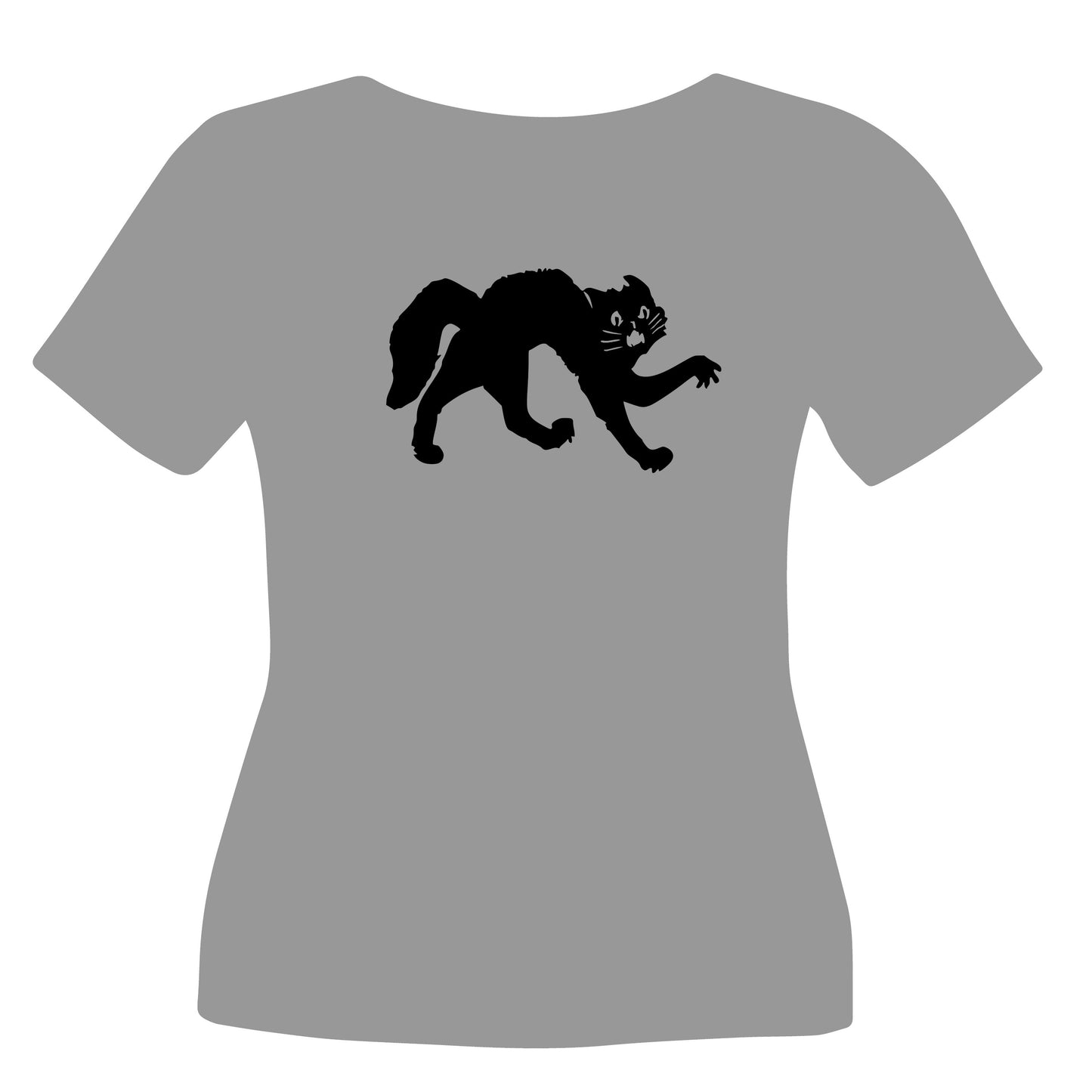 "Scaredy Cat" Graphic Tee Shirt (Halloween)