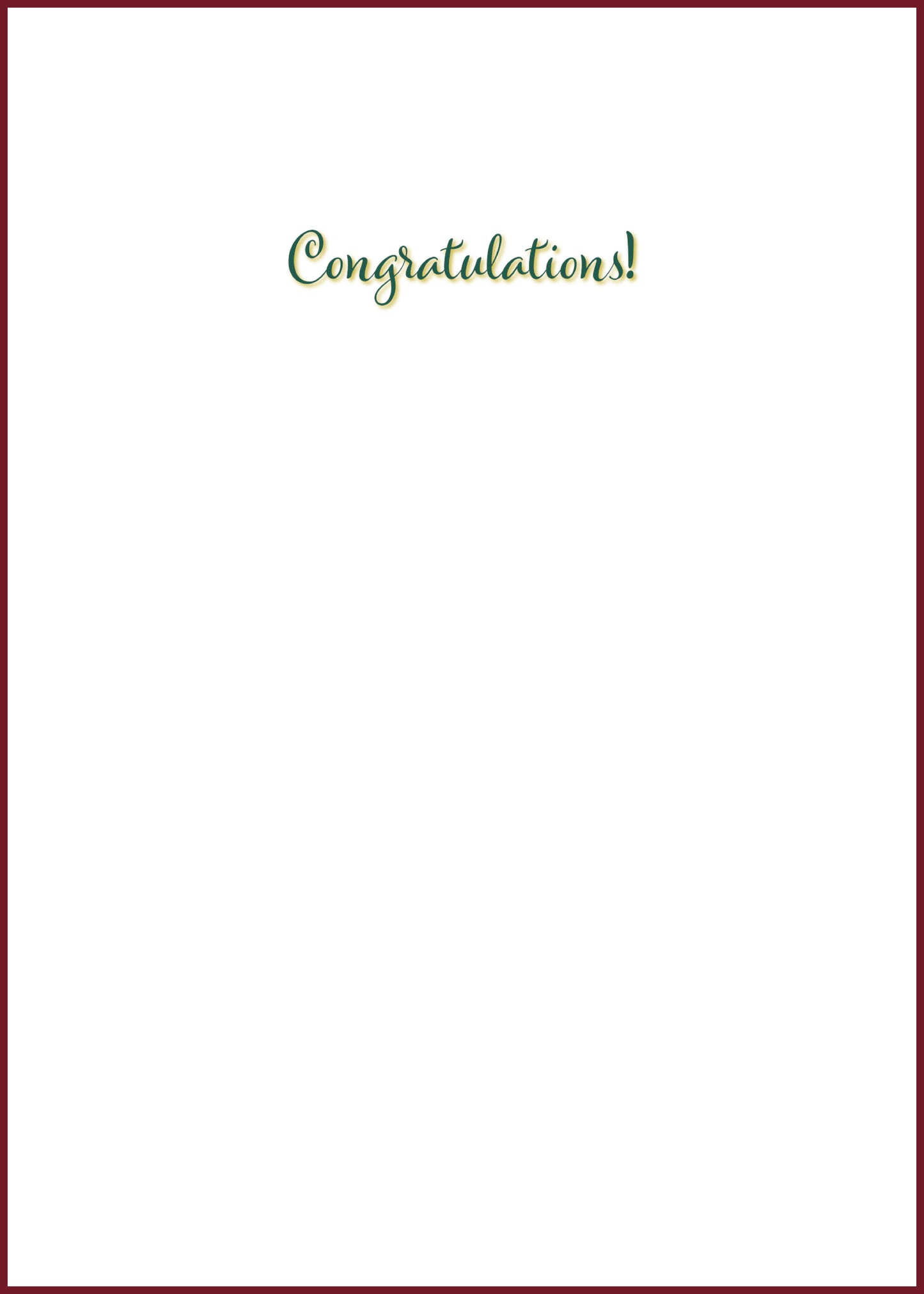 "Sip, Sip, Hooray!" Greeting Card (Congratulations)