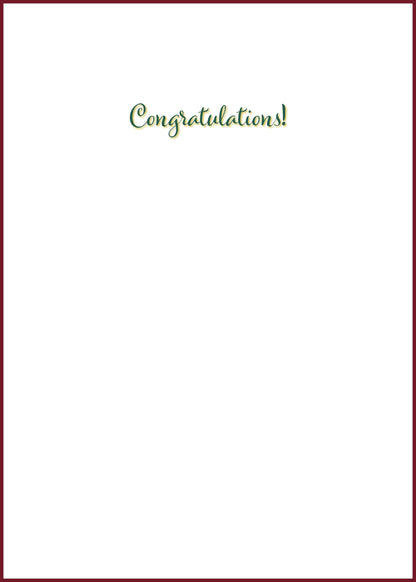 "Sip, Sip, Hooray!" Greeting Card (Congratulations)