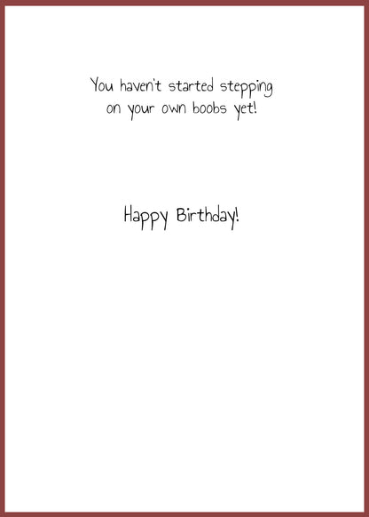 "Spring Chicken" Greeting Card (Birthday)