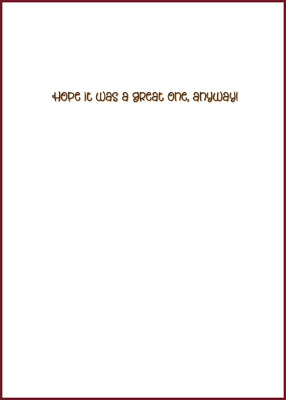 "Affogato Your Birthday" Greeting Card (Belated Birthday)